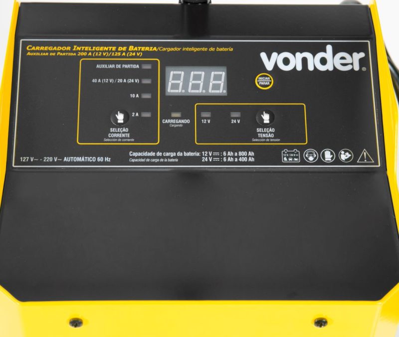 CARREGADOR BATERIA AUTO 12V/24V CIB 800 BIVOLT ref. 026397 - Imagem 2