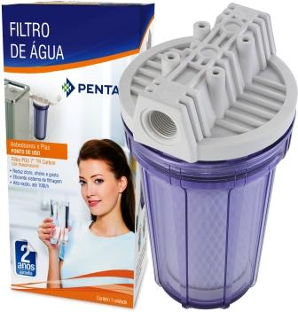 FILTRO AGUA PONTO DE USO 5P 80L COMPLETO ref. 018504