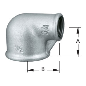 TUPY COTOVELO FERRO GALV. RED 1 X 3/4 ref. 018515