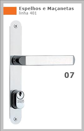 FECHADURA STAM EXT 401/07 PERFIL 24MM INOX ref. 018517