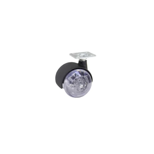 RODIZIO SILICONADO DUPLO 50 CH 2MM 40KG ref. 018758