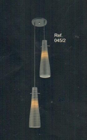 LUMINARIA PENDENTE R.045/2 2 LAMPADAS ref. 018996
