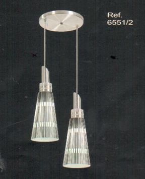 LUMINARIA PENDENTE R.6551/2 2 LAMPADAS ref. 019013
