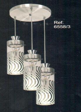 LUMINARIA PENDENTE R.6558/3 3 LAMPADAS ref. 019016