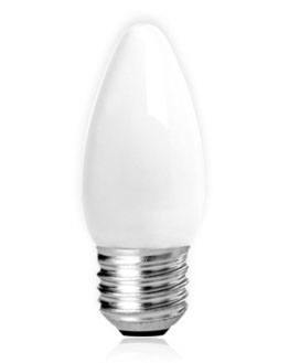 LAMPADA VELA INCAND.E27 25W X 220V LEITOSA ref. 019045
