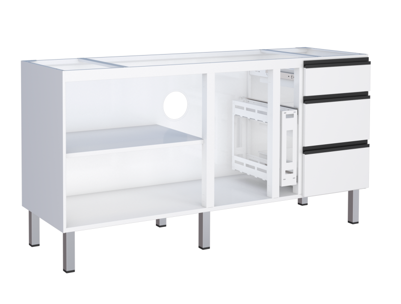 GAB. COZ. ACO 120 GAIA BRANCO ref. 023095 - Imagem 2