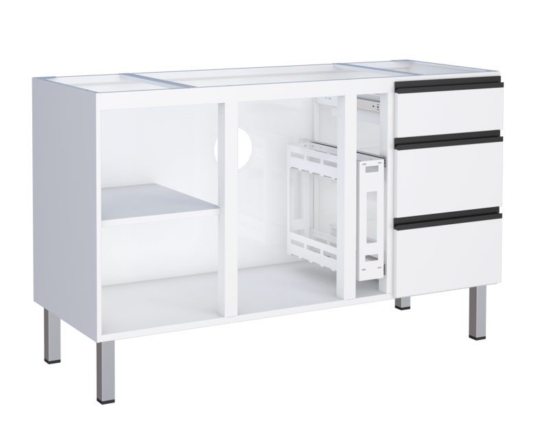 GAB. COZ. ACO 150 GAIA BRANCO ref. 019413 - Imagem 2