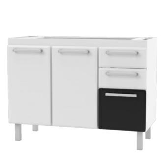 GAB. COZ. ACO 120 HERCULES BRANCO *** PEÇA UNICA *** ref. 019414