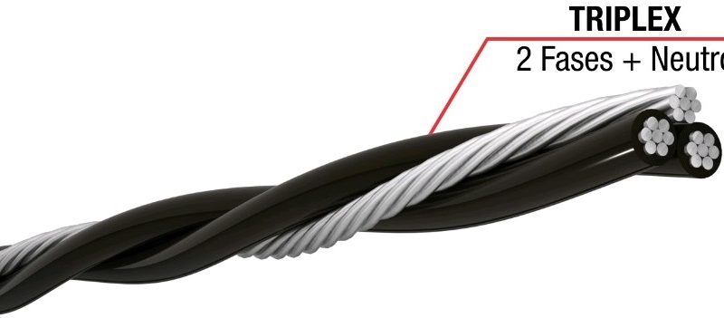 FIO CABO ALUMINIO B TRIPLEX           35MM 2 F + 1 N ref. 022515