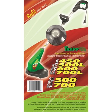 FIO NYLON P/ APARADOR GRAMA 1.6/6M 500/700W ref. 019626