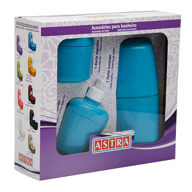 KIT BANHO ASTRA KBB1 3 PC UVA ref. 019834