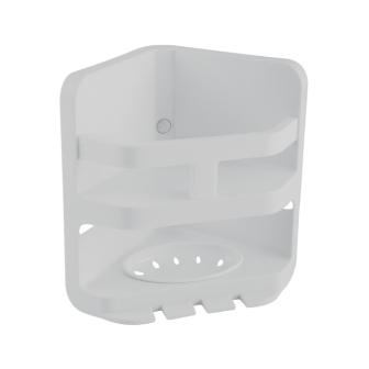 PORTA SHAMPOO CANTO P/ BANHEIRO KANT2 21X14 BRANCO ref. 019836
