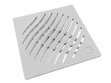 GRELHA PLAST. QUA 10X10 BRANCA TIGRE ref. 019863