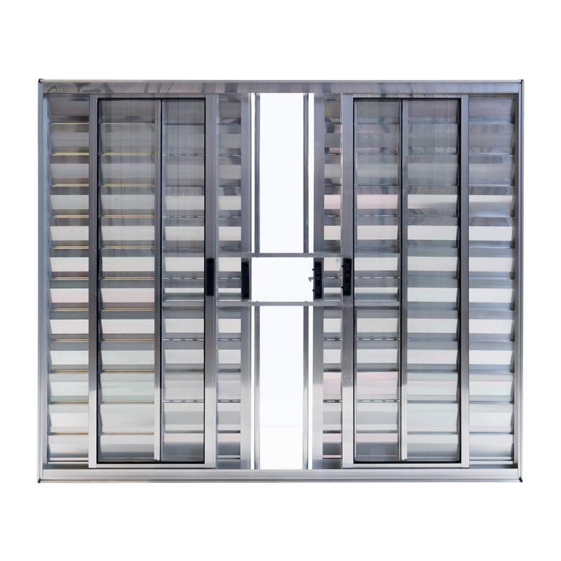VENEZIANA ALUM-ESAL 6F-100X150 C/ GRADE ref. 48.0028