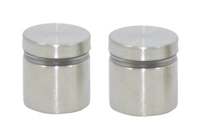 SUPORTE P/ PRAT. VIDRO PROLONGADOR VIDRO 25 X 25 C/2 ref. 020458