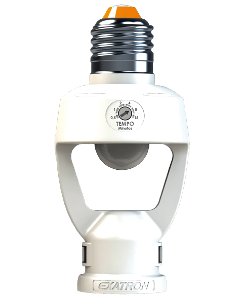 SENSOR SOQUETE E27 TIMER E FOTOCELULA BIVOLT ref. 020801