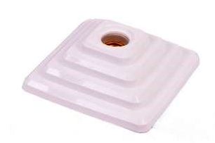 PLAFUNIER PVC C/SOQ.LOUCA PIRAMIDE QUADRADO ref. 021155