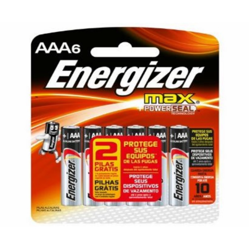 PILHA ALC.MOD- AAA PALITO C/04 + 2 GRATIS ref. 021649