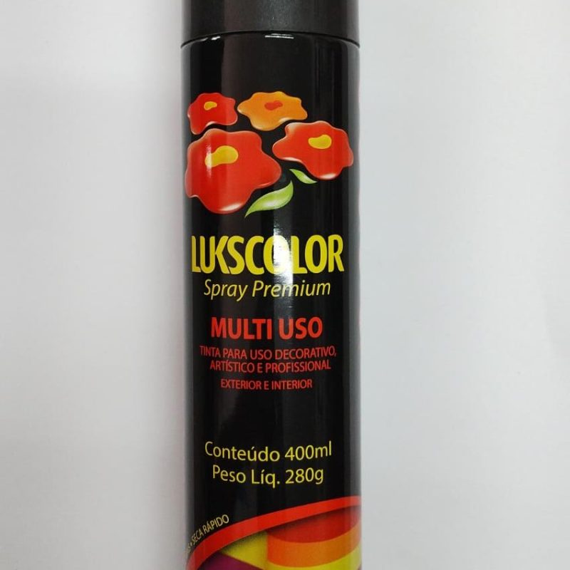 SPRAY LUKS GRAFITE METALICO PARA RODAS 400ML ref. 021803