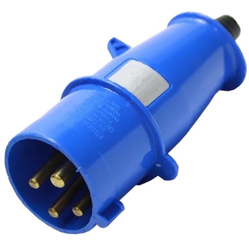 PINO MACHO STECK 3P+T 32A 220V AZUL 4279 ref. 021966