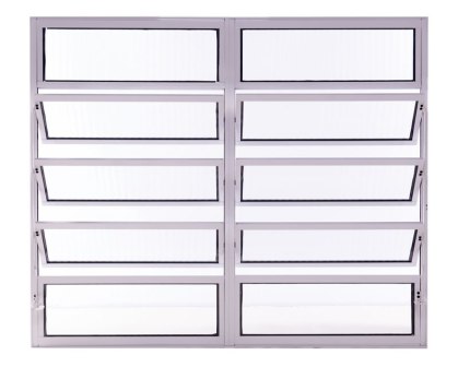 VITRO ALUM-ESAL BASC. 2 SECOES 080X150 BRANCO ref. 022202