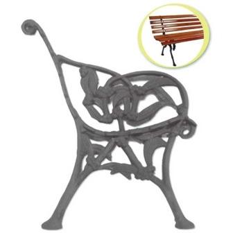 PE DE BANCO EM FERRO FUNDIDO CAFE UNIDADE ref. 022652