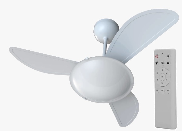 VENTO TETO V.SOL MAD-P/2 LAMP.SUNNY BIV C/CONTROLE ref. 022819