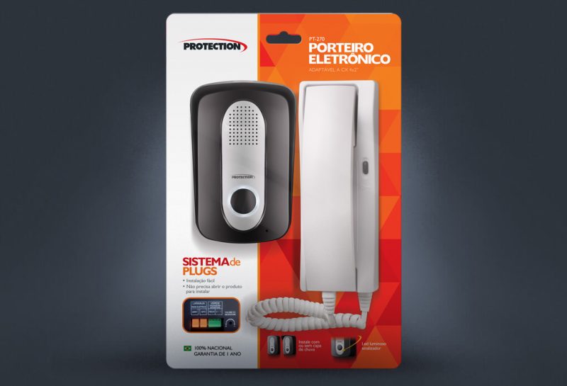 INTERFONE ELETRO.C/DISP.FECH.PT 270 PROTECTION ref. 022877