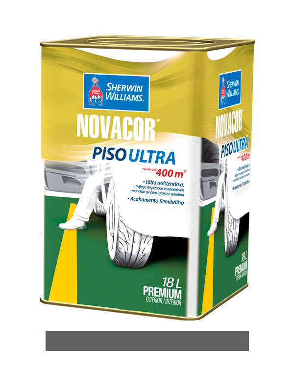 TINTA PISO NOVACOR ULTRA 18LTRS CINZA CHUMBO ref. 022985