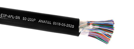 FIO FONE CTP APL 3PAR PRETO EXTERNO BLINDADO ref. 023109