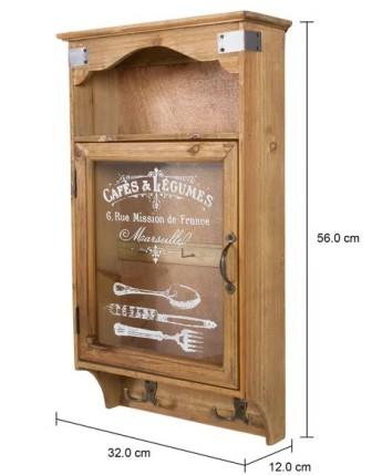 NICHO MAD VENDINHA 56X32X12 CASTANHO ref. 023536