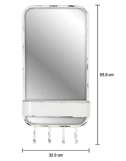NICHO MAD PRATELEIRA CHARMANT 65X32X12 ref. 023566