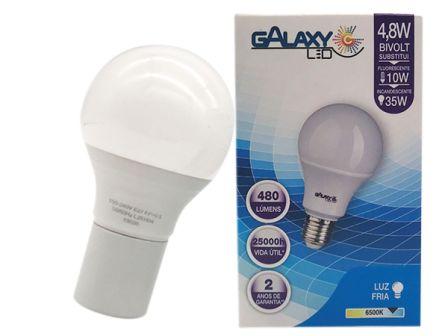 LAMPADA LED E27 BULBO  04.8W 6500K BCA BIV GALAXY ref. 023865