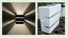 LUMINARIA ARANDELA FAIXOS 1302 P SLIM PRETA ref. 024238
