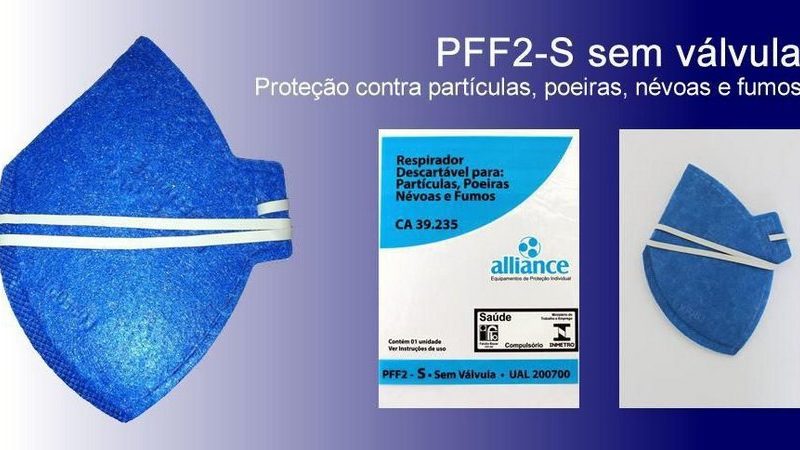 MASCARA DESCARTAVEL PFF2 COMUM ALLIANCE ref. 024273
