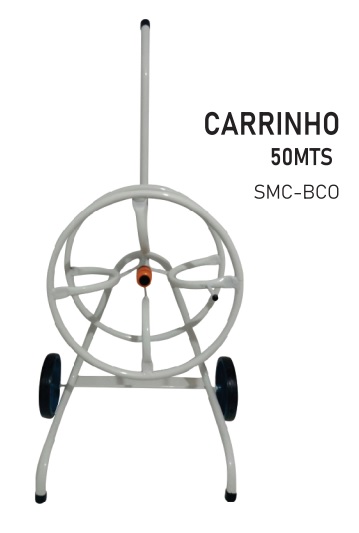 SUPORTE MANGUEIRA C/ RODAS P/ ATE 50MT C/ ENG.RAP ref. 024305
