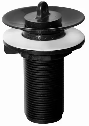 VALVULA PLAST. LAVAT. 7/8 S/ LAD. PRETA    ASTRA VL7/S ref. 024434