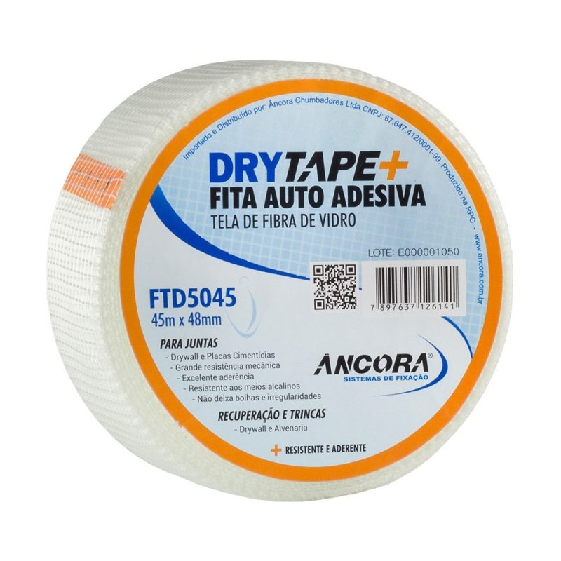 FITA TELADA ADESIVA 4,8CM LARGURA X (ROLO 45MT) ref. 024470