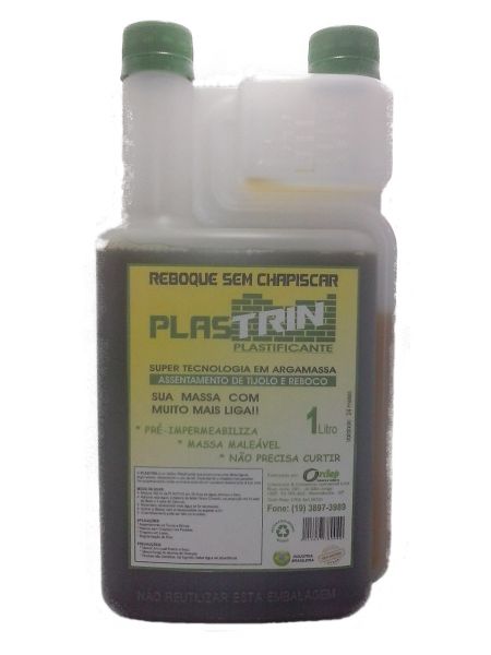 LIGA PLASTRIN ADITIVO PLASTIFICANTE 1 LT C/ DOSADOR ref. 024622