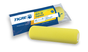 ROLO PINTURA TIGRE POLIEST. AMARELO 23 ref. 024719