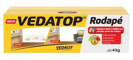 OTTO VEDATOP RODAPE CAIXA  4KG ref. 024813