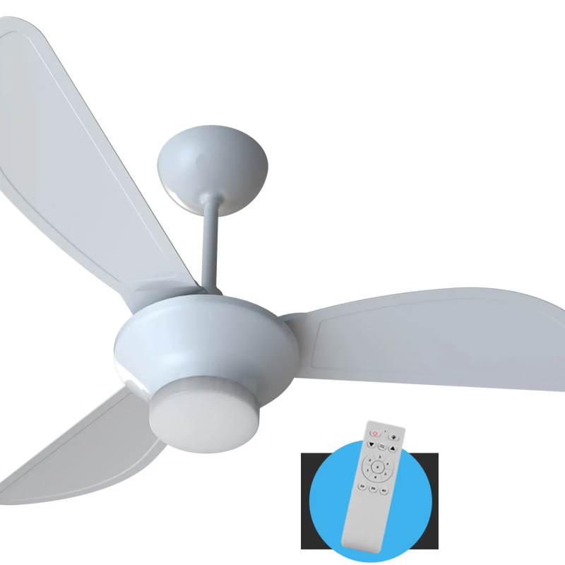 VENTO TETO V.SOL PA INJ LED 18W MISTRAL BIV C/CONTROLE ref. 025007