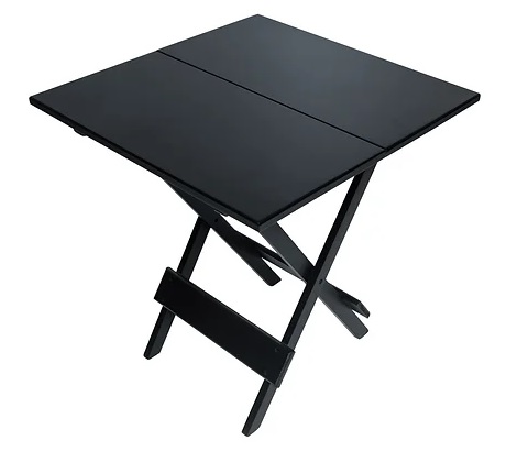 MESA MADEIRA DOBRAVEL 70X70 IMBUIA PRETO ref. 025093
