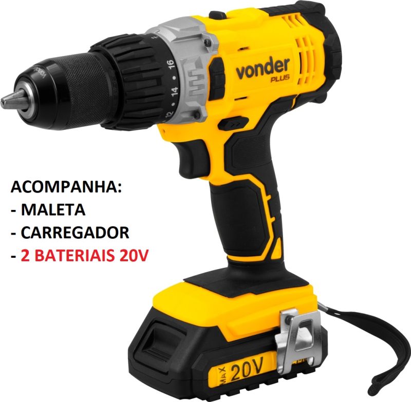 PARAFUSADEIRA VONDER BAT 20V PLUS PFV200I C/IMP. BIV ref. 025785