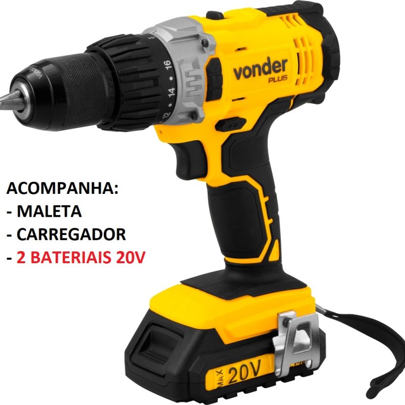 PARAFUSADEIRA VONDER BAT 20V PLUS PFV200I C/IMP. BIV ref. 025785