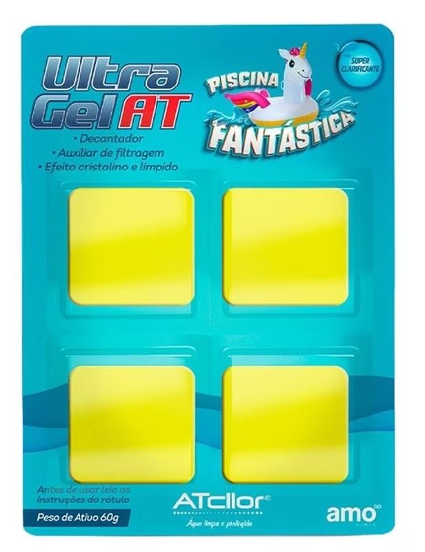 PISCINA CLARIFICANTE ULTRAGEL AT P/ FILTRO 4X25G ref. 026003
