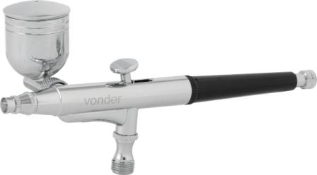 PISTOLA AEROGRAFO VONDER COM 15 ACESSORIOS ref. 026012