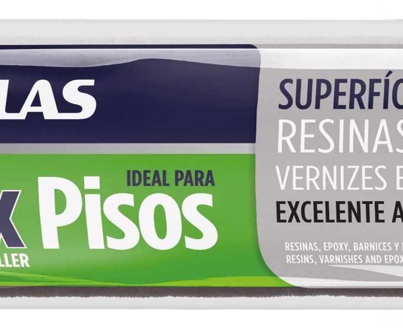 ROLO PINTURA ATLAS RESIMAX 23 CM AT339/23 M. CINZA ref. 026158