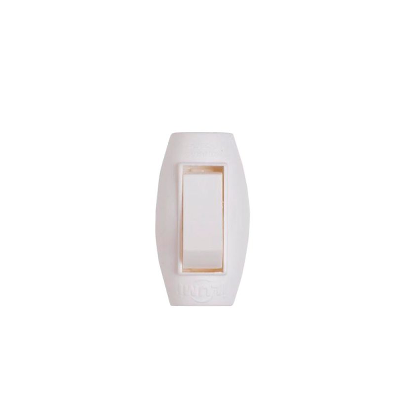 INTERRUPTOR EXTERNO MEIO CORDAO PERA BRANCO 1647 ref. 026189
