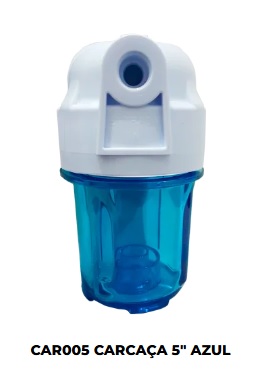 FILTRO AGUA PONTO DE USO 05P 1/2 R.PVC CAR005 AZUL ref. 026282